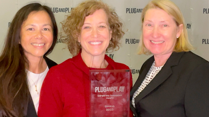 Unisys secures Enterprise & AI Innovation Award at Plug and Play Winter Summit