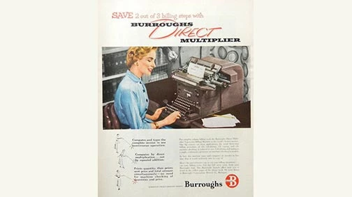 Burroughs Direct-Multiplication Billing Machine